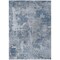 Homeroots 9' X 12' Blue Abstract Washable Non Skid Indoor Outdoor Area Rug 564240 - alternate 6