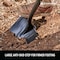 Corona Tools Boron Steel 14-Gauge Round Point Shovel, Fiberglass Handle SS16120 - alternate 3