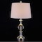 Jonathan Y Channing 25.5" LED Crystal/Metal Table Lamp, Clear/Chrome JYL5036A - alternate 4