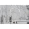 Kingston Brass Bridge Kitchen Faucet with Brass Sprayer, Polished Chrome KS8251DKLBS - alternate 4