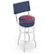 Holland Bar Stool Co 30" Chrome 2-Ring University of Dayton Swivel Bar Stool, Back L7C430DytnUn - alternate 1