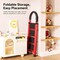 Wrightmaster 3.8 ft. Steel Step Ladder, 9 ft. Reach 330 lbs. Capacity with Non-Marring Feet and Shelf, Red ZoroY-RED4 - alternate 4
