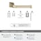 Amerock Revitalize Golden Champagne Traditional Single Post Toilet Paper Holder BH36031BBZ - alternate 4