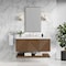 James Martin Vanities Marcello 48 in. Single Vanity, Chestnut w/ 3 CM Ethereal Noctis Silestone Top D200-V48-CSN-3ENC - alternate 5