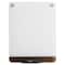 Iceberg Dry Erase Board, Glass, 16 in, 12 in, No Frame Frame, White, Gloss 31120 - alternate 1