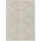 Homeroots 8' X 10' Beige And Ivory Geometric Washable Indoor Outdoor Area Rug 598529 - alternate 2
