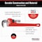 Ridgid 18" Heavy-Duty Straight Pipe Wrench, 2-1/2" Pipe Capacity, Red 31025 - alternate 6
