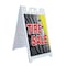 Signmission Tire Sale1, A-Frame & 2 Decals Installed, Heavy-Duty Plastic Frame SBHD-D-2436-Tire Sale1 - alternate 1