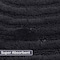 Lavish Home Bathroom Rugs 2 Woven Cotton Bath Mat Set for Boho Decor Round Rugs for Shower, Tub, Toilet, Vanity HT-BATH4-BLK - alternate 4