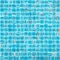 Apollo Tile Celestial 12 in. x 12 in. Glossy Vivid Sky Blue Glass Mosaic Wall and Floor Tile 20 sqft/case, 20PK APLST88BL526A - alternate 1