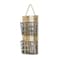 Homeroots 12" Brown And Gray Solid Wood And Metal Paper Organizer 487942 - alternate 5