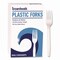 Boardwalk Mediumweight Polystyrene Cutlery, Fork, White, PK100 PK BWK FORKMWPS - alternate 5