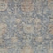 Homeroots 5' X 8' Denim Blue Brown And Beige Damask Washable Indoor Outdoor Area Rug 603846 - alternate 5