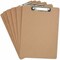 Universal Hardboard Clipboard, 1/2" Capacity, 6PK UNV05562 - alternate 1