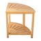 Lavish Home Corner Shower Bench Water Resistant Shower Stool for Inside Shower, Bathroom, or Sauna Foot Rest ST-BATH8-NT - alternate 1