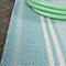 Jonathan Y Haynes Modern Double Stripe Aqua/Beige 5 ft. x 8 ft. Indoor/Outdoor Area Rug SMB202A-5 - alternate 3