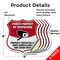 Signmission Private Property Shield Sign No Trespass, 6 inch X 6 inch, Vinyl Decal, 5PK SHI-D-5PACK-6-443 - alternate 3
