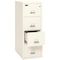 Fireking 4 Drawer, 2 Hr Fire & Impact Rated, Vertical, 32" depth Legal Ivory White 4-2157-2IW - alternate 3