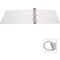 Business Source 1.5" View Binder, 375 Sheet Capacity, D-Ring, White, PK4 BSN28441BD - alternate 1
