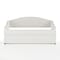 Martha Stewart Anya Twin Upholstered Platform Daybed with Pull Out Trundle, Cushioned Headboard, Footboard XH-8548-DBT-WH-MS - alternate 4