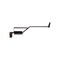K&M Mfg Monitor Bracket Kit for John Deere 8000-8010-8020 Series Tractors Includes Tray Black 3172 - alternate 2
