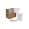 Mansfield Complete Toilet Alto Pro-Fit 3 ADA Compliant 1.28 gal White Elongated White 4137CTK - alternate 3