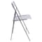 Leisuremod Menno Modern Acrylic Folding Chair, Clear, 4PK MF15CL4 - alternate 4
