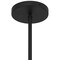 Homeroots 10" Black And White Frosted LED Dimmable Outdoor Globe Hanging Light 683462 - alternate 4