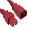 Sanoxy 8ft 14 AWG 15A 250V Power Cord IEC320 C14 to IEC320 C15, Red SNX-CBL-LDR-PW133-7208 - alternate 1
