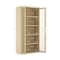 Manhattan Comfort Rivington 38in Bookcase Cabinet in Natural Oak BC005-NA - alternate 5