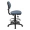 Office Star Products DC Series Sculptured Seat & Back Custom Fabric Drafting Chair, Dillon Blue DC517V-R105 - alternate 4