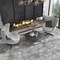 Apollo Tile Aureole 8.66 in. x 9.84 in. Matte Slate Gray Porcelain Hexagon Wall and Floor Tile (8.07 sq ft/case) - 18 Sheets ENC88SLTGRTA - alternate 2
