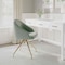 Martha Stewart Sora Upholstered Stationary Office Chair in Sage/Polished Brass CH-222119-SG-GLD-MS - alternate 6