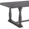 Homeroots 84" Gray Wood Trestle Base Dining Table 631268 - alternate 3
