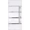 Vdomdoors Steel Door Deux 1105 Black Enamel Stainless Inserts Entry Door Painted W36xH80 Right hand Inswing DEUX1105EXD-BLK-W36 x H80-RH-I - alternate 3