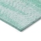 Homeroots 9' X 12' Aqua Teal Blue And Ivory Botanical Leaves Washable Indoor Outdoor Area Rug 581964 - alternate 5