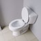 Jones Stephens White Premium Molded Wood Toilet Seat, Closed Front with Cover, QuicKlean, Elongated, 3PK C3B4E300AM - alternate 5