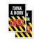 Signmission Think & Work Safely, A-Frame & 2 Decals Installed, Heavy-Duty Plastic Frame SBHD-D-2436-Think & Work Safely - alternate 3