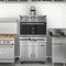 Koolmore 35.04 inch Stainless Steel Professional Charcoal Oven With Warming Racks And Bottom Cabinet KM-CHO35-SS-TRB - alternate 5