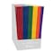 C-Line Products 2-Pocket Laminated Paper Folder with Prongs, Assorted Primary Colors 06420 - alternate 2
