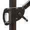 Homeroots 10ft Black Polyester Square Tilt Cantilever Patio Umbrella With Stand 485654 - alternate 2