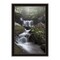 Homeroots Ricketts Waterfall Black Framed Print Wall Art 530010 - alternate 1