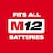 Milwaukee Tool M12 FUEL 1/4" Hex 2-Speed Screwdriver Kit + M12 CP2.0 Batteries (2-Pack) 2402-22, 48-11-2420, 48-11-2420 - alternate 6