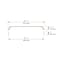 Richelieu 10 1/8 in (256 mm) Center-to-Center Brushed Nickel Contemporary Cabinet Pull BP7348256195 - alternate 4