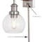 Vaxcel Avondale 6-in Satin Nickel Wood Farmhouse Plug In Wall Sconce Light W0373 - alternate 6