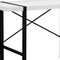 Homeroots 49" White and Black Computer Desk 333473 - alternate 4