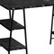 Homeroots 47" Black and White Wood and Metal Sled Computer Desk 489836 - alternate 3