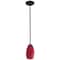 Access Lighting Champagne, LED Pendant, Oil Rubbed Bronze Finish, Red Glass 28012-3R-ORB/RED - alternate 4