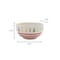 Homeroots Set of Four 6" White Green And Red Ceramic Christmas Trees Round Candy or Nut Bowls 638947 - alternate 2