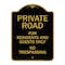 Signmission Black & Gold, 18 Inch x 24 Inch, Heavy Gauge Aluminum A-DES-BG-1824-9912 - alternate 1